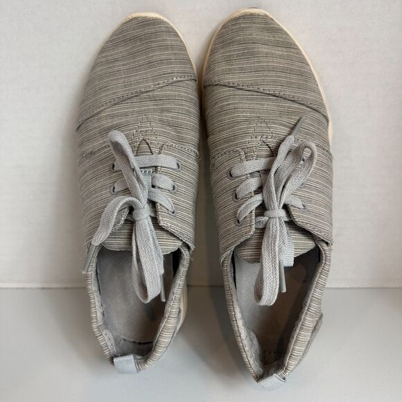 TOMS Women's Del Rey Lace Up Sneakers Shoes Size 6.5 - Picture 7 of 9
